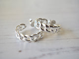 Curb Chain Hoops