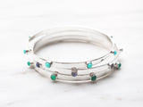 Moonstone Stud Bangle