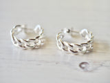 Curb Chain Hoops