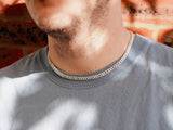 Unisex Solid Sterling Silver Curb Chain