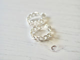 Curb Chain Hoops