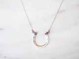 Silver Horseshoe Necklace