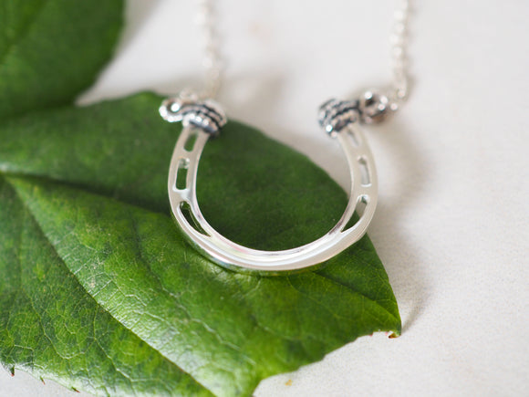 Silver Horseshoe Necklace