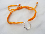 Orange Horseshoe Bracelet