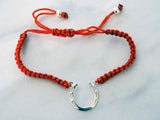 Red Horseshoe Bracelet