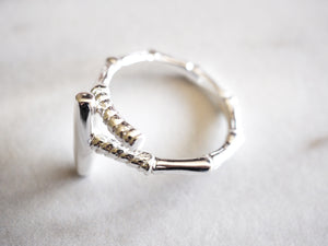 Silver Polo Mallet Ring