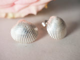 Silver Shell Studs